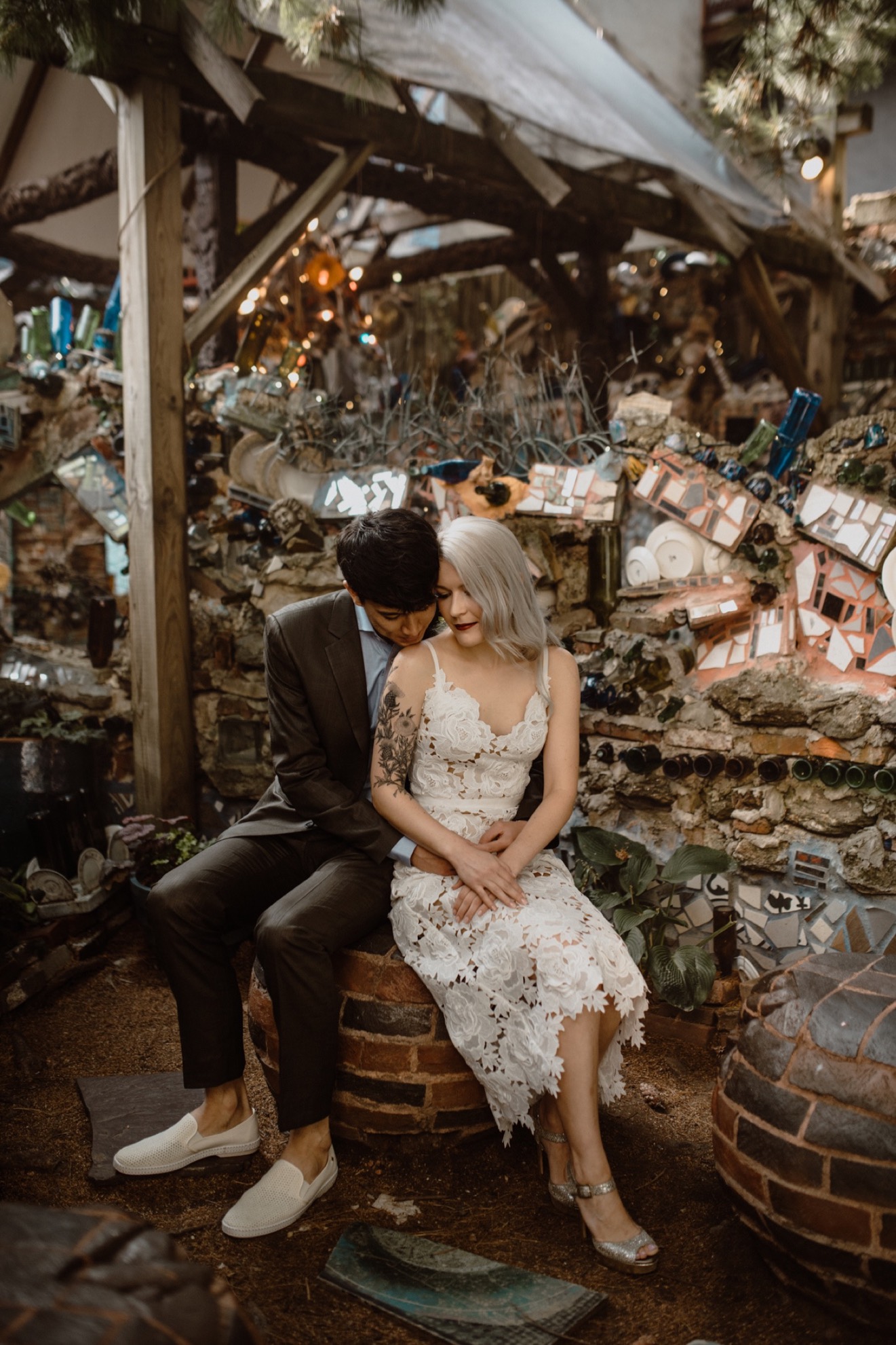 Elopement at Magic Gardens in Philly